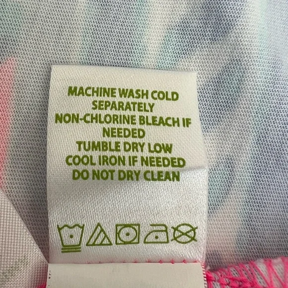 Lilly Pulitzer Blue Pink Lobster Cracked Up Cosmic Coral Marlowe Dress Large - Picture 13 of 16